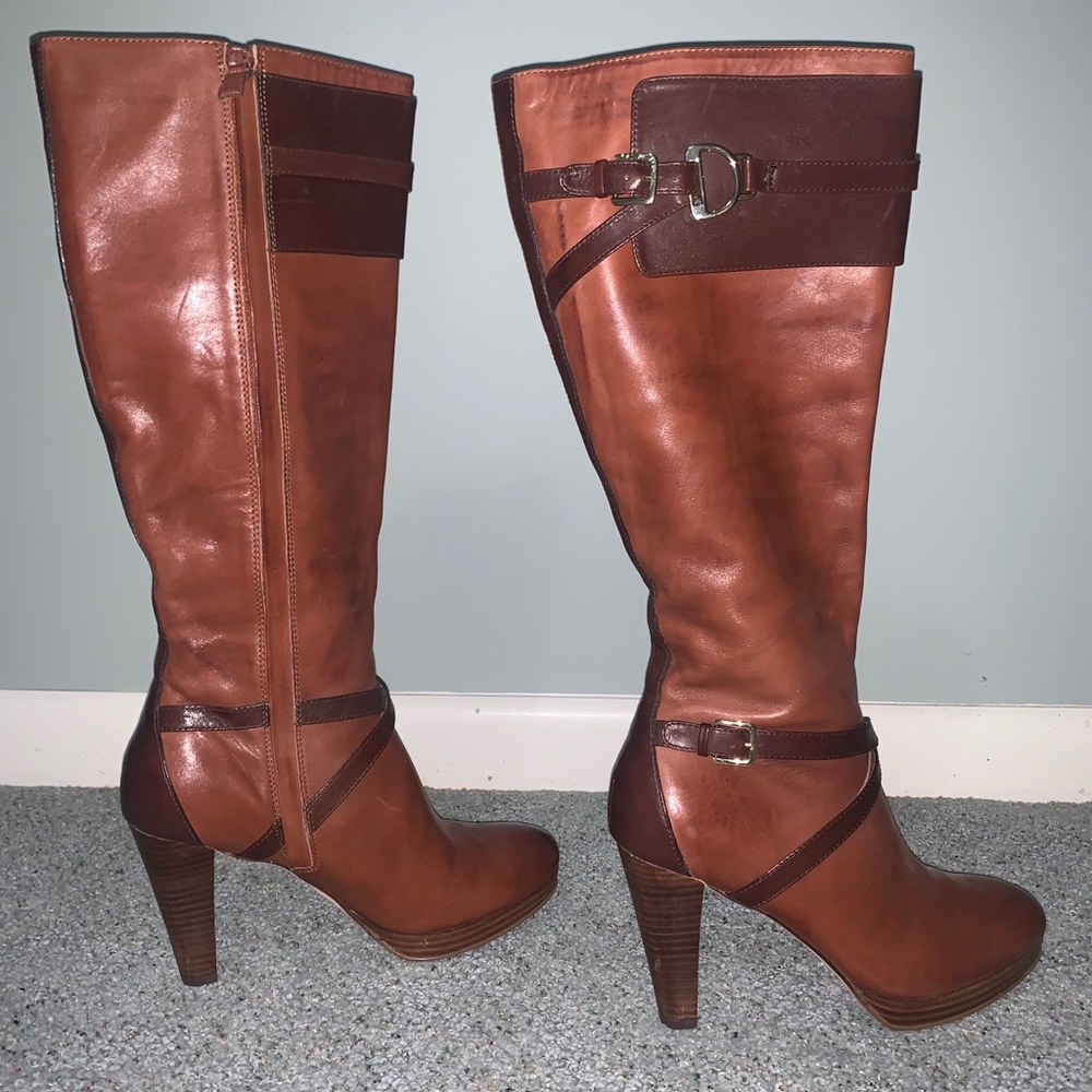 Cole Haan Poppy Bit Leather Boots